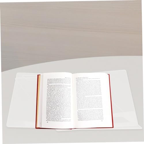Adjustable Acrylic Cookbook Stand with Display Shelf