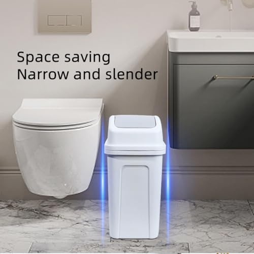 KELINFONG 55 Gallon Plastic Trash Can with Lid