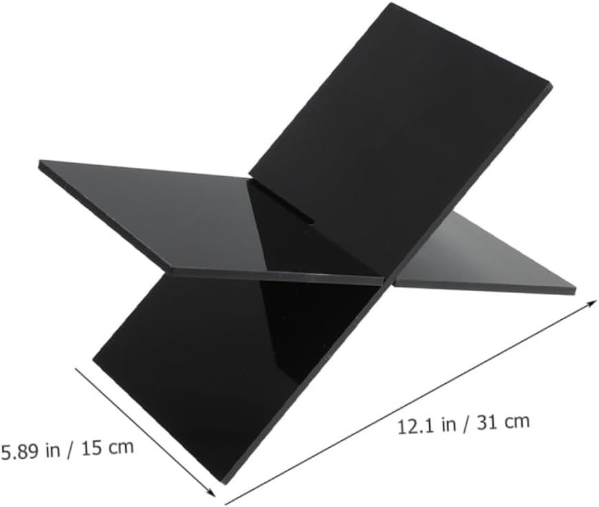 CORHAD Acrylic Book Display Stand for Reading and Kitchen Use