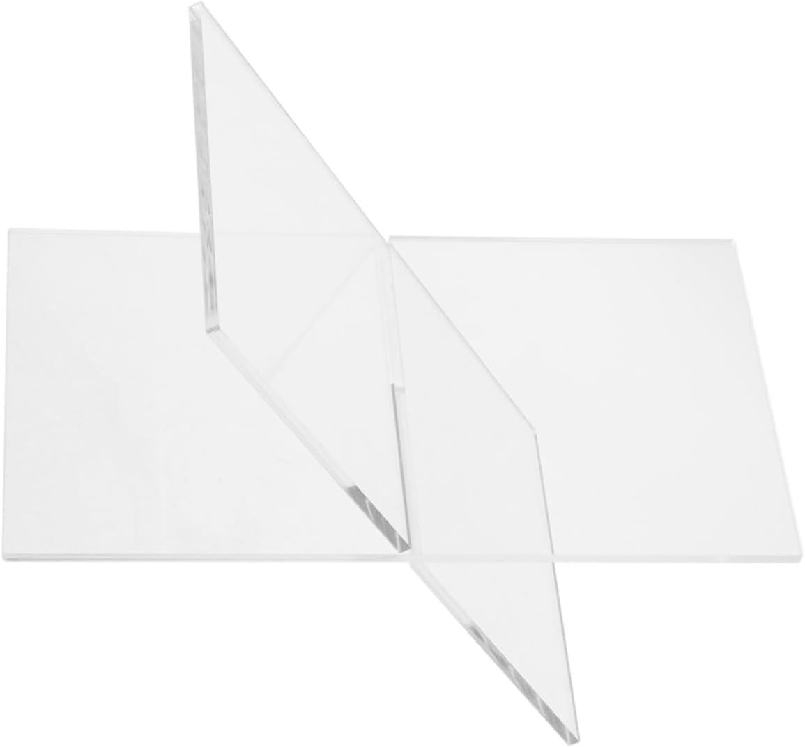 FUNOMOCYA Acrylic Cookbook Stand with Stable Base
