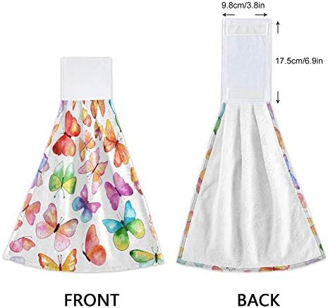 Aslsiy Butterfly Dish Towels Set of 2 1