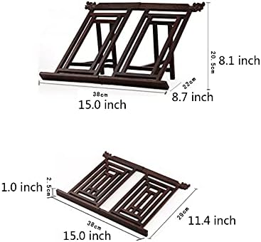 Retro Book Stand for Reading Hands-Free and Adjustable