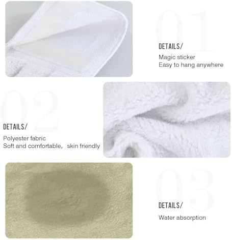 RPLIFE Soft Dish Towel Set with Hanging Loop