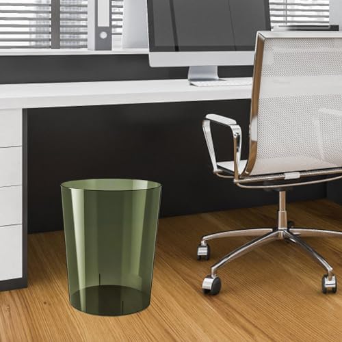 Clear Garbage Bin with Large Capacity for Home Office Bedroom