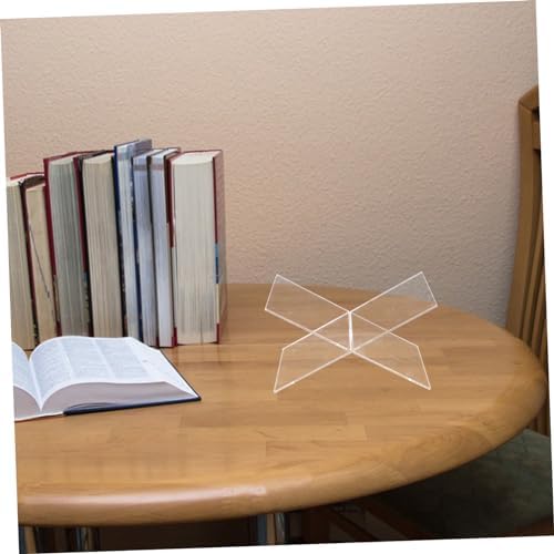 1 Set Acrylic Book Stand for Kitchen and Office