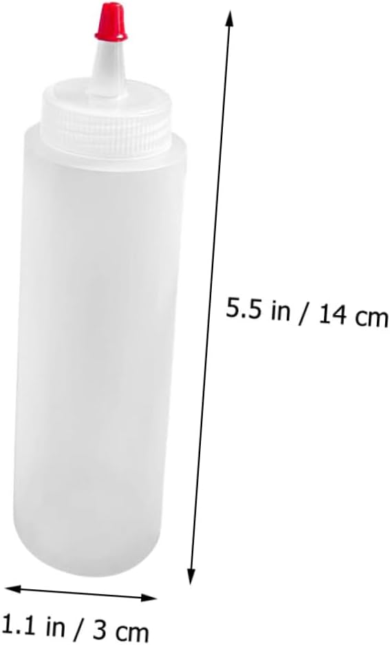 Zerodeko Mini Seasoning Bottles ABS Sauce Squeeze Bottles