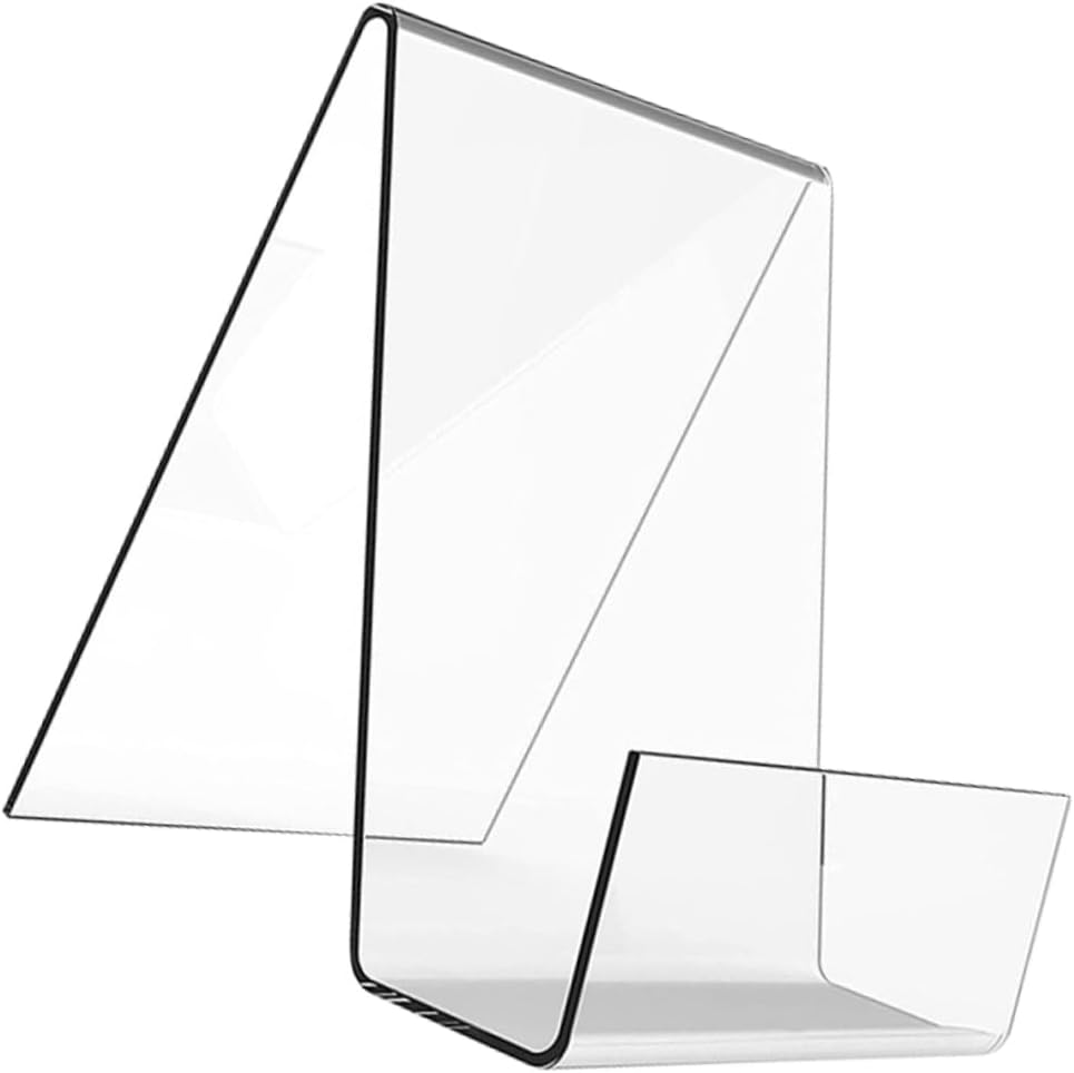 2pcs Acrylic Cookbook Stand Book Holder Display Racks