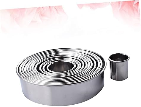 Hoement 12-Piece Cookie Cutter Set with Biscuit Mould