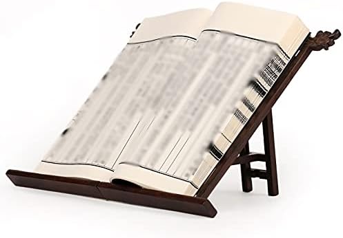 Retro Book Stand for Reading Hands-Free and Adjustable