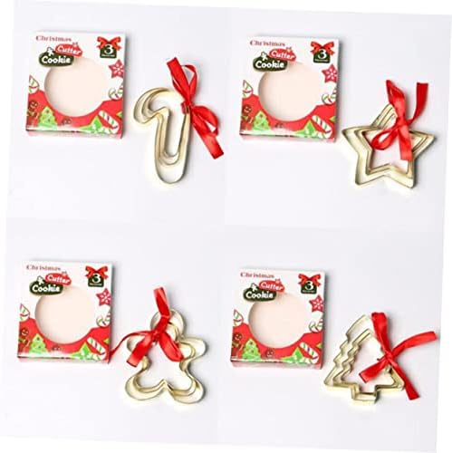 FELTECHELECTR Metal Cookie Cutters Non-Stick Baking Molds