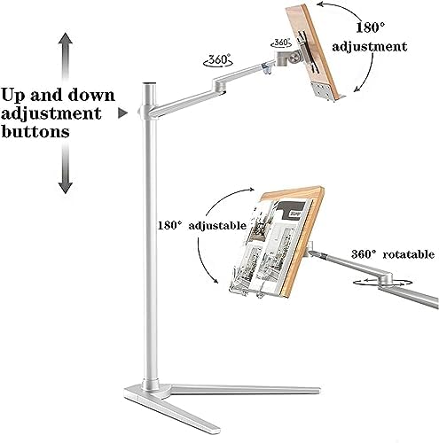 ZJDYDY 360-Degree Rotatable Book Stand for Reading and Cooking