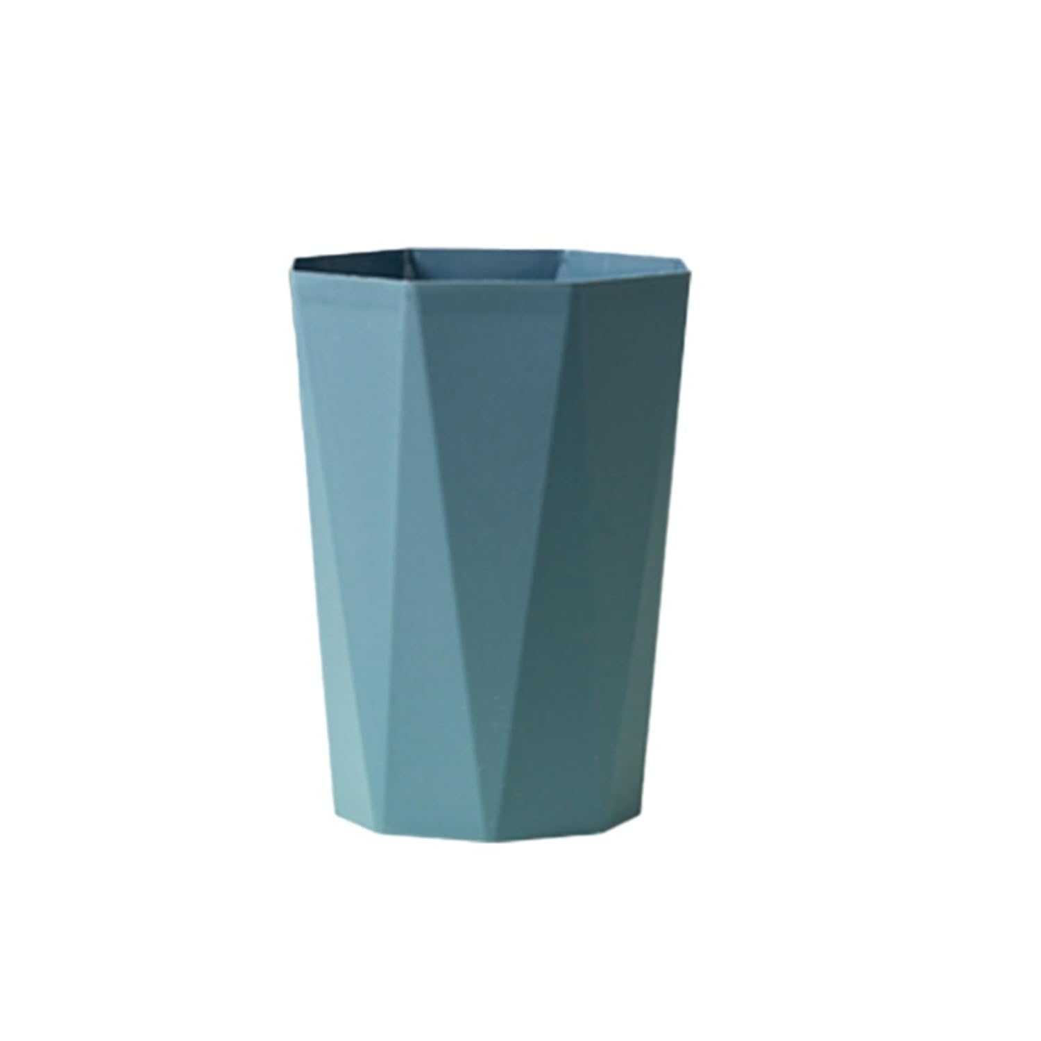 Polygon Small Trash Can - Blue Office Bathroom Use