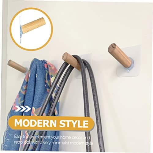4Pcs Traceless Adhesive Wall Hooks for Hats and Coats