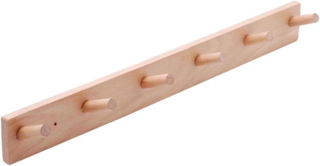 JECOMPRIS Creative Wooden Storage Rack for Entryway