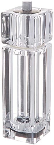 Winco WPMP-6 Pepper Mill Salt Shaker Clear Acrylic 6-Inch