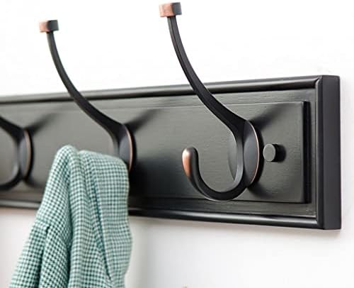 XUNTING Wall Mounted Coat Rack with 4 Hooks