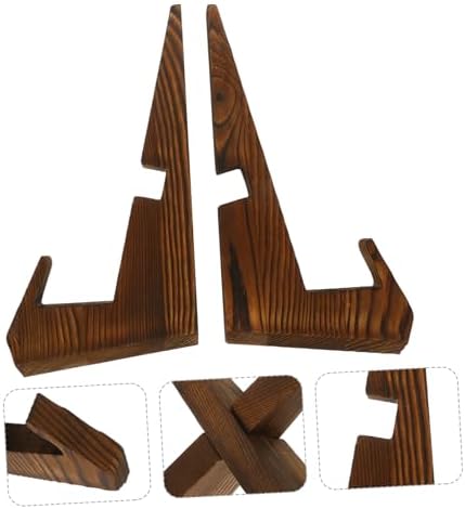 Wooden Cookbook Stand for Kitchen and Office Use