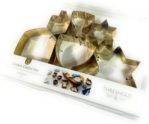 Hanukkah Cookie Cutter Set of 6 Stainless Steel
