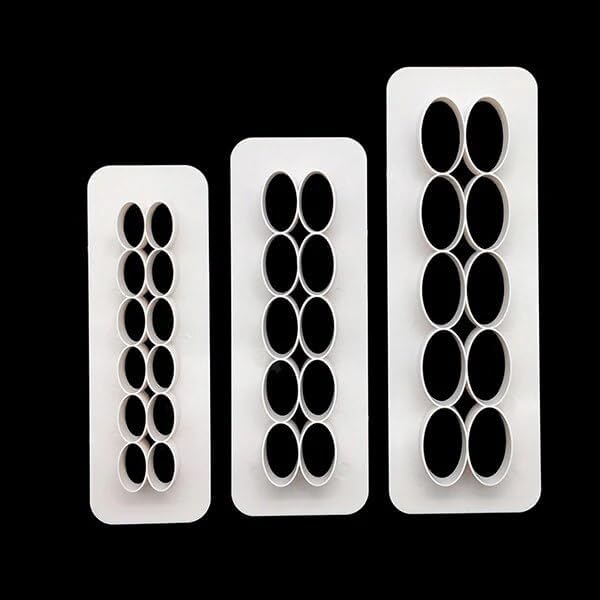 3 Pcs Set Geometric Cake Decorator Cutters