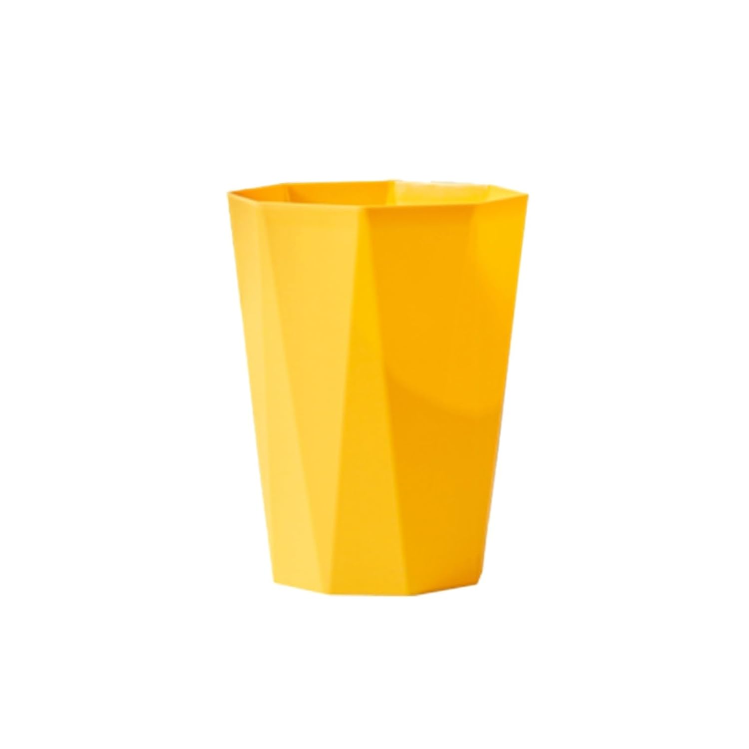 Polygon Small Trash Can - Yellow