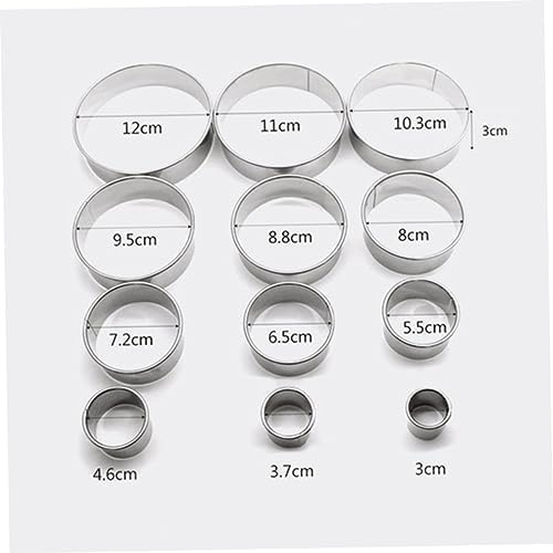 Hoement 12-Piece Cookie Cutter Set with Biscuit Mould