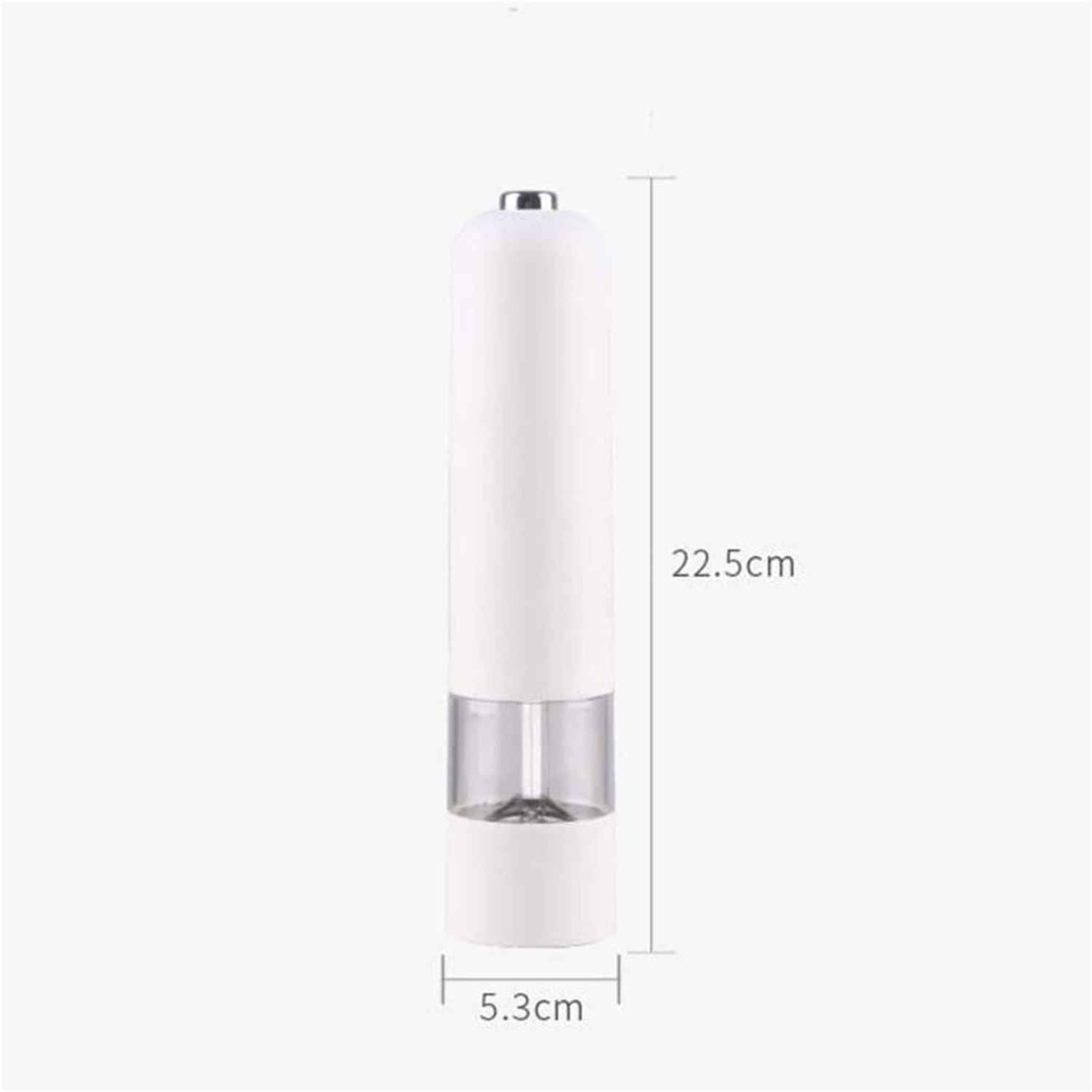 Refillable Pepper Mill with LED Light Salt Shaker Set