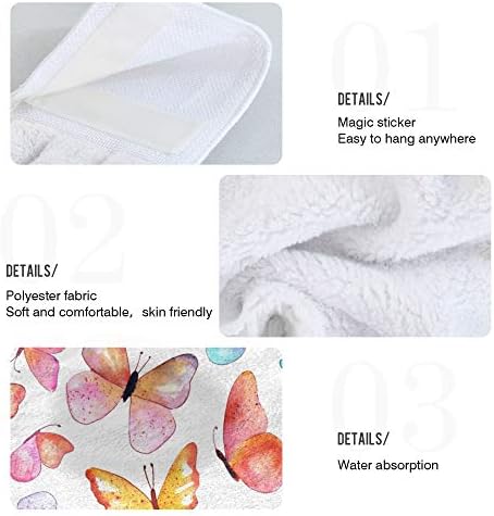 Aslsiy Butterfly Dish Towels Set of 2 1