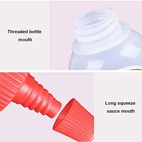 SagaSave Mini Condiment Squeeze Bottles Cute Cat Dog Shaped Set