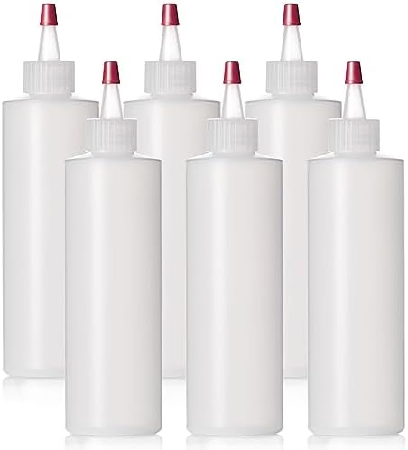 ljdeals 8 oz Squeeze Bottles Pack of 6
