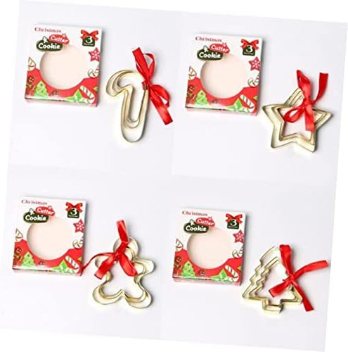 3Pcs Gold Plated Stainless Steel Cookie Cutters