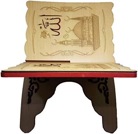 Wooden Quran Rehal Book Stand Foldable Display Holder