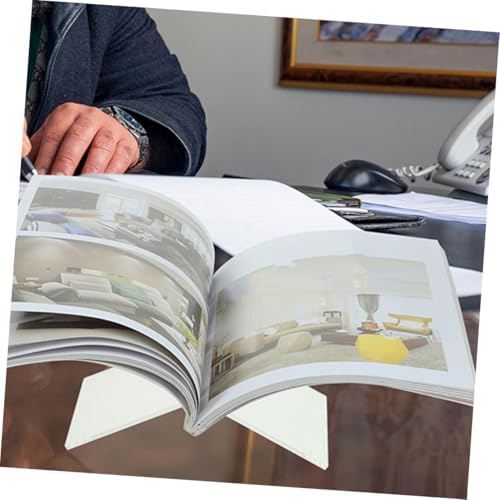 GOOHOCHY Acrylic Cookbook Stand for Kitchen and Desk