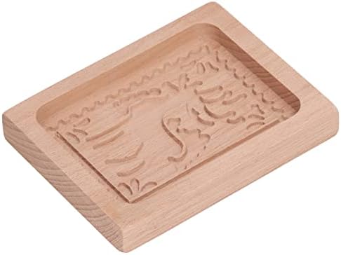 Fydun Carved Beech Wood Christmas Tree Cookie Cutter