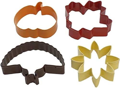 Wilton Metal Cookie Cutter Set 4-Piece Fall