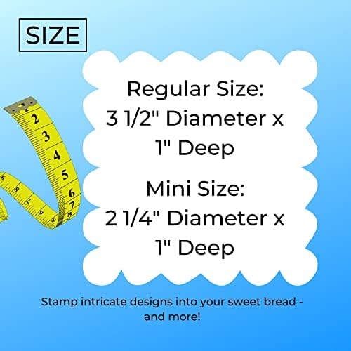 Starburst Concha Cookie Cutters Set of 2 Sizes Made in USA
