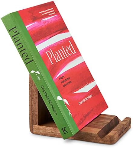 Cole Mason Acacia Wood Cookbook Stand with Tablet Holder
