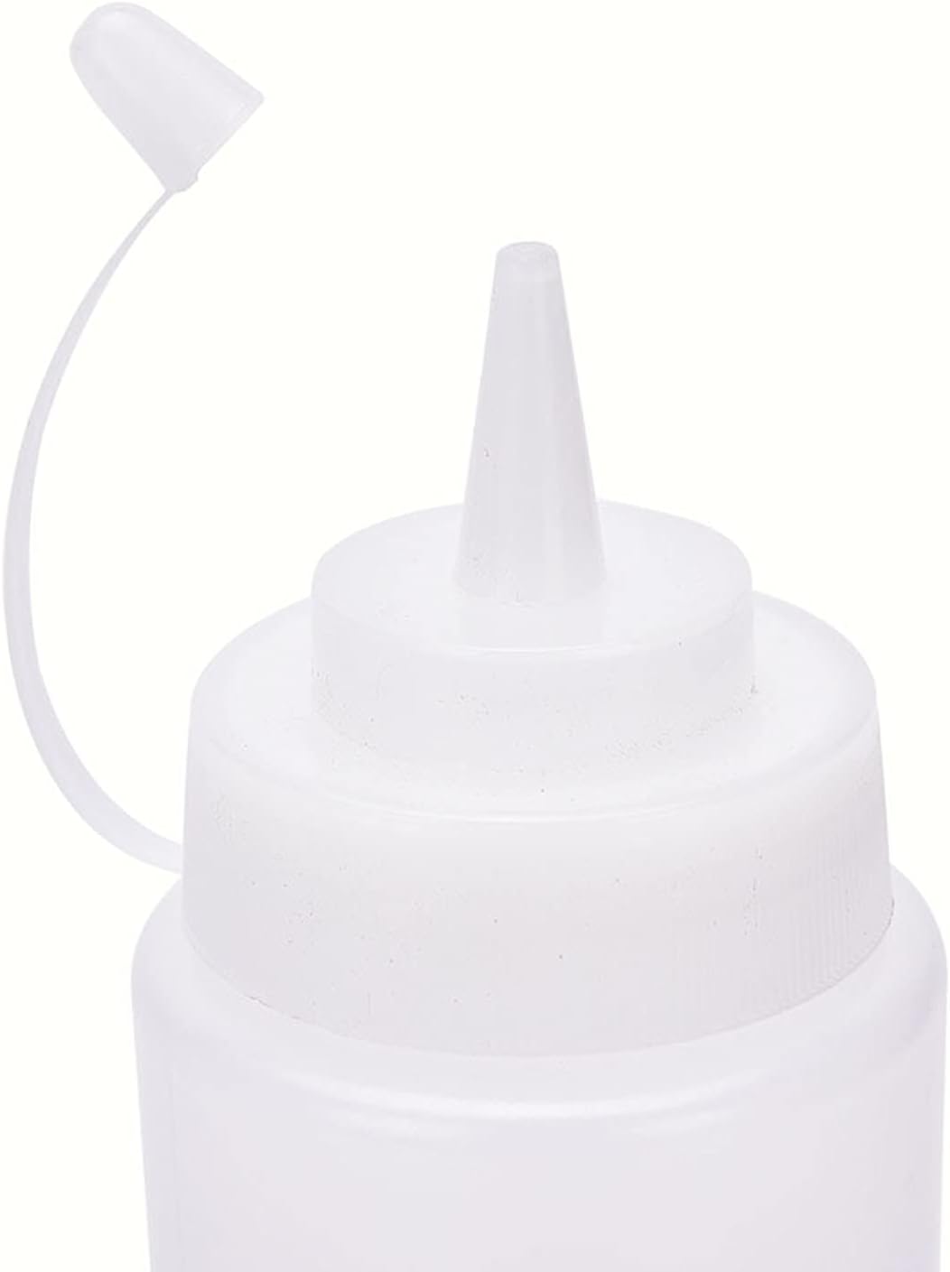 Dycica 16 Oz Translucent Condiment Bottles Set of 6