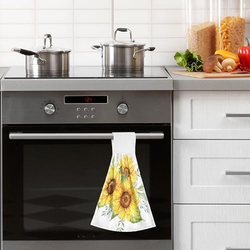 OTVEE Sunflower Bouquets Kitchen Towels 2 Pieces 1