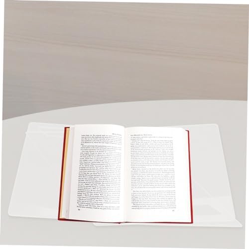 SECFOU Acrylic Book Stand for Reading and Display