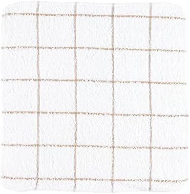 Arkwright Dish Towels - 12 Pack 100 Cotton 12x12 Inches Tan