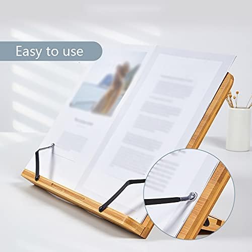 Foldable Cookbook Stand with Adjustable Angles