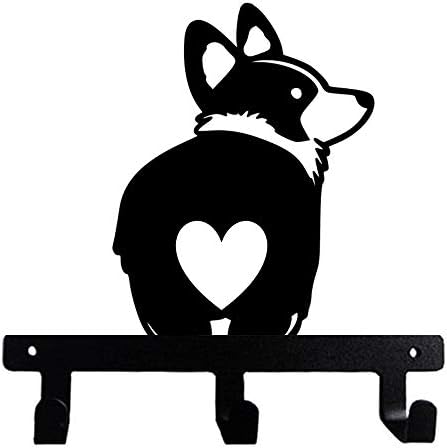 Corgi Cute Love Butt Fluffy Bum Heart Shaped Wall Hook