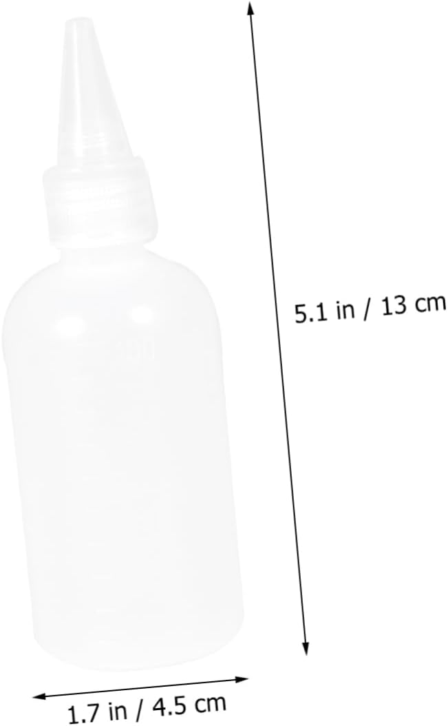 Outanaya 2sets Refillable Squeeze Bottles with Funnel for Liquid