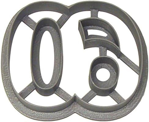 Foose Brand Number 60 Cookie Cutter 375 Inch - Durable Unique