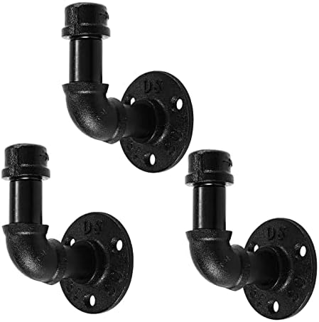 Home TZH 3 Pack Black Towel Hooks for Bathroom