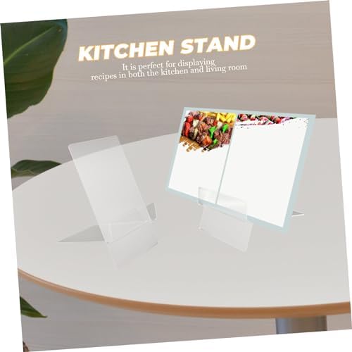 Zerodeko Practical Acrylic Reading Stand for Kitchen and Home