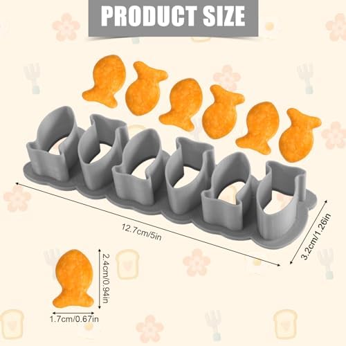 Mini Goldfish Cookie Cutter Set 6 Fishes