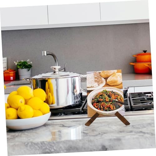 Wooden Cookbook Stand for Kitchen and Office Use