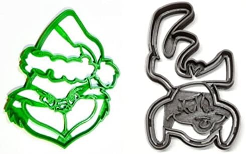 Grinch And Max Themed Cookie Cutters Set of 2