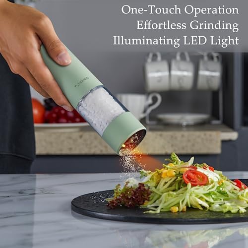 TLYSXPRO Electric Pepper Mill with LED Light